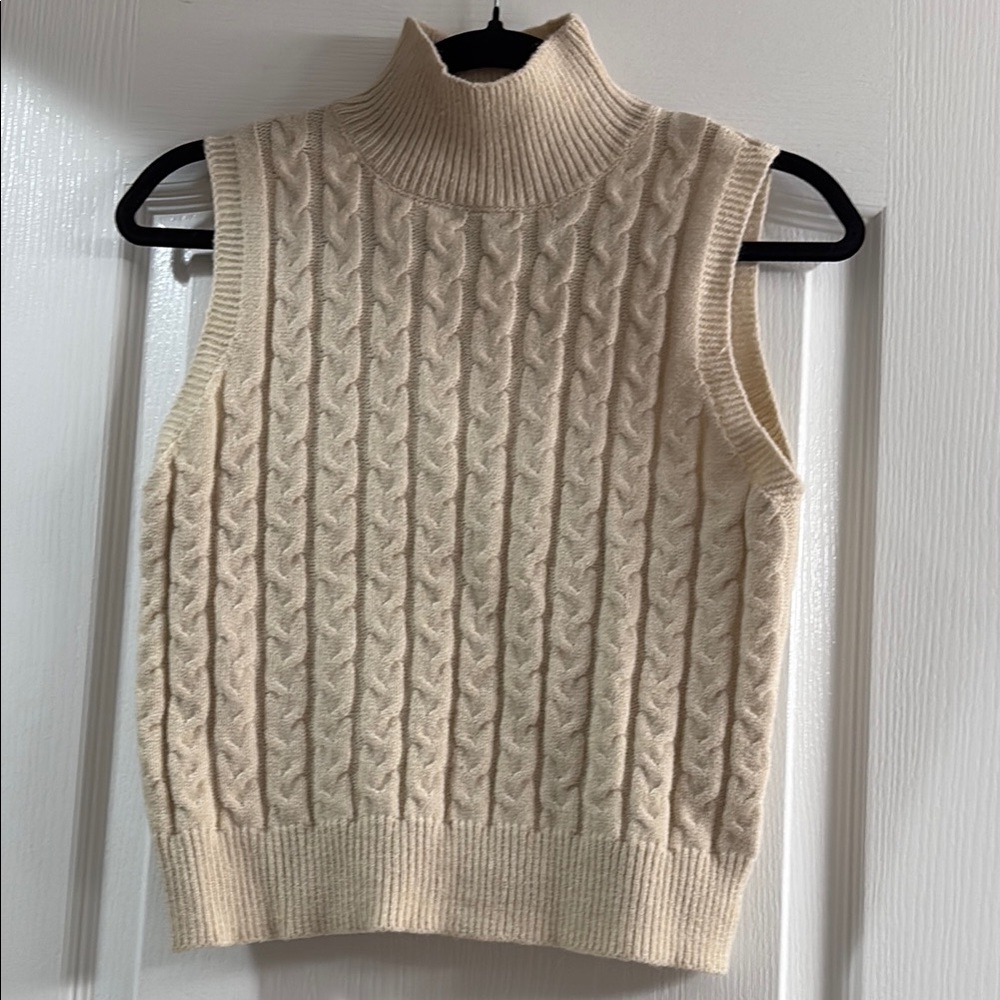 Entro Cream Cowl Neck Sweater